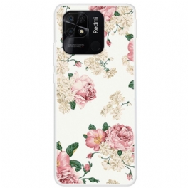 Mobilskal Xiaomi Redmi 10C Vackra Blommor