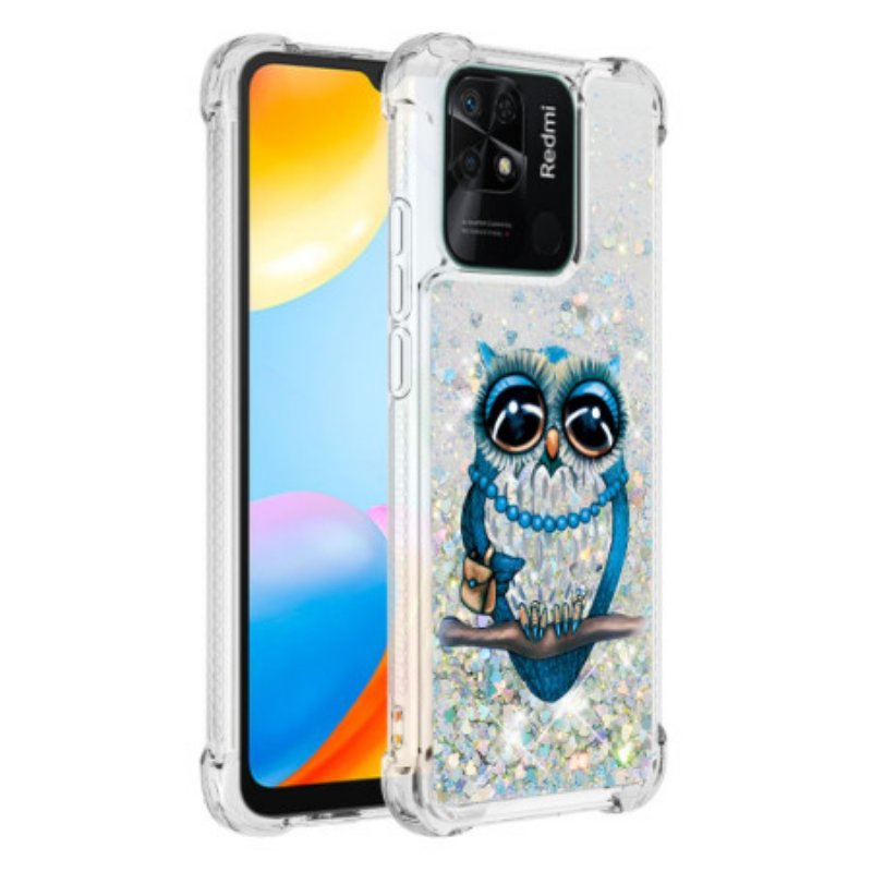 Skal Xiaomi Redmi 10C Paljetter Miss Owl