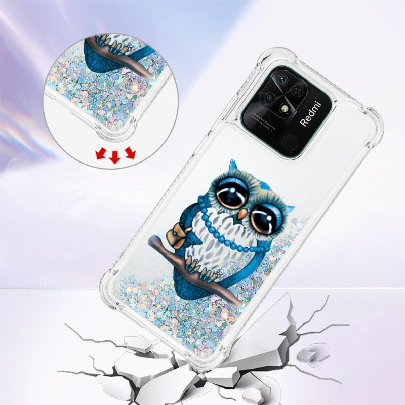 Skal Xiaomi Redmi 10C Paljetter Miss Owl