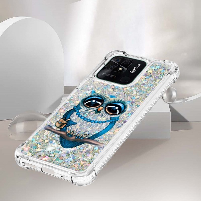 Skal Xiaomi Redmi 10C Paljetter Miss Owl