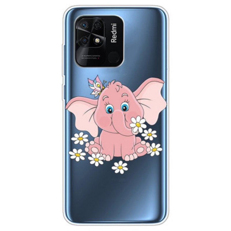 Skal Xiaomi Redmi 10C Sömlös Rosa Elefant