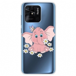 Skal Xiaomi Redmi 10C Sömlös Rosa Elefant