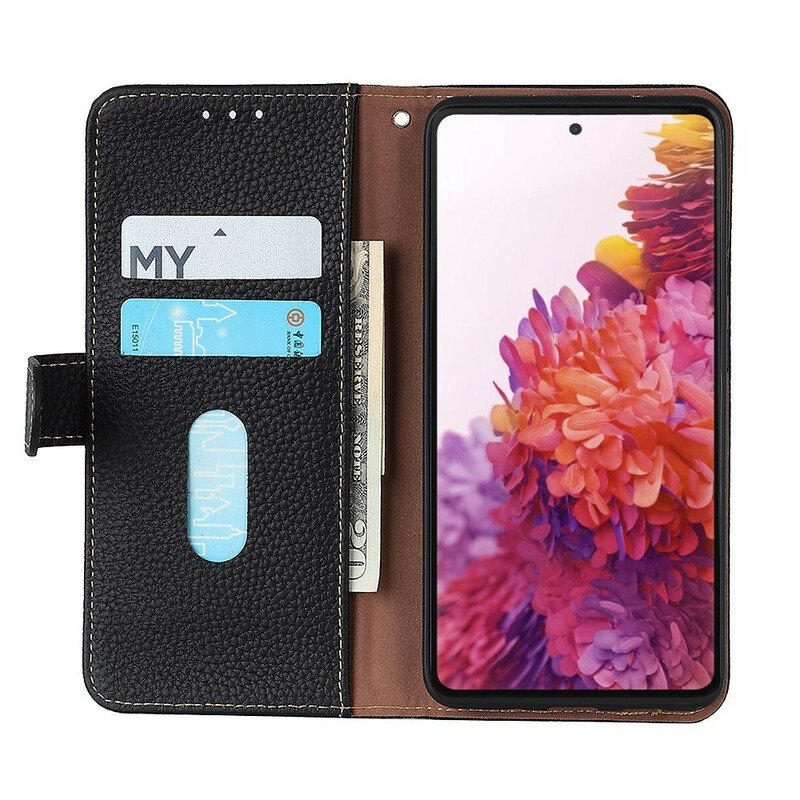 Fodral Xiaomi Redmi 9T Khazneh Lychee Läder