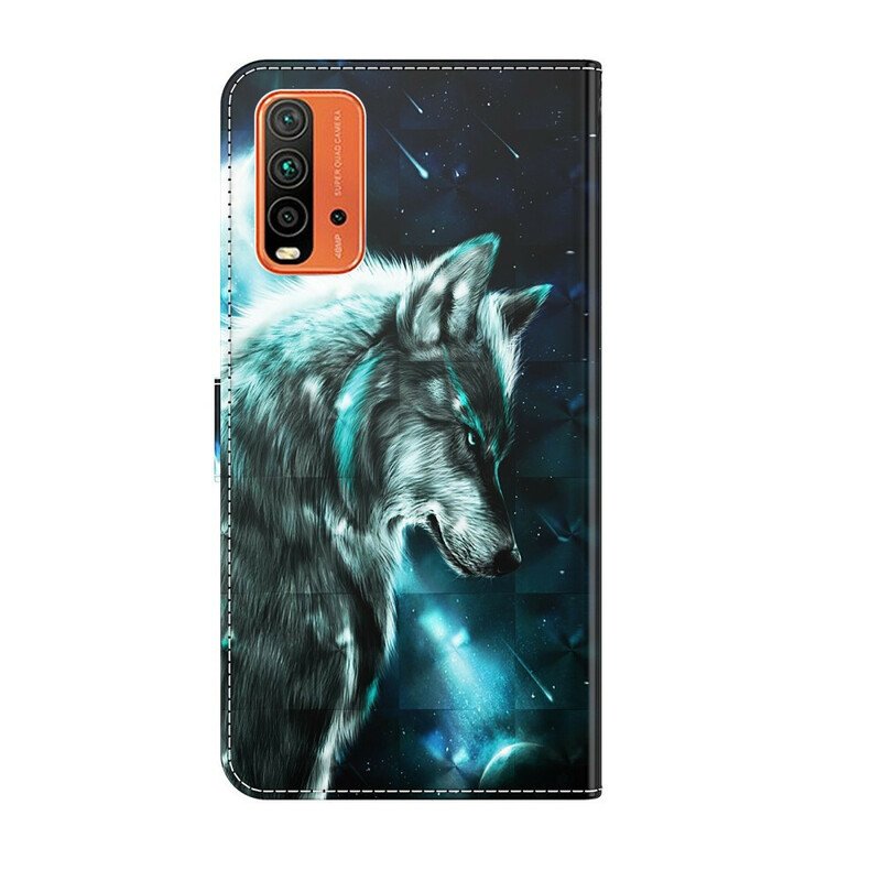 Fodral Xiaomi Redmi 9T Majestätiska Varg