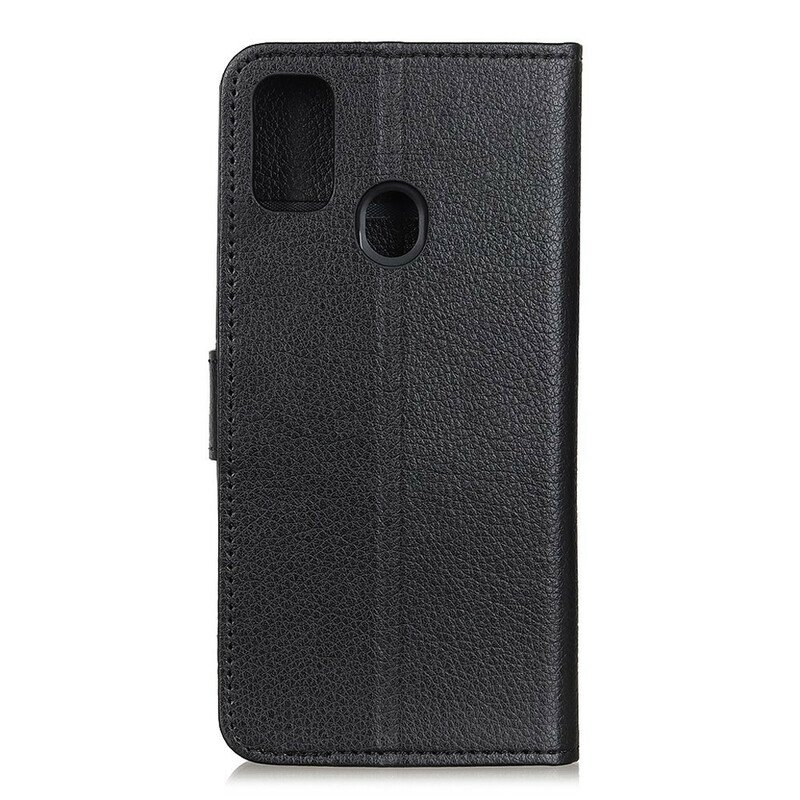 Fodral OnePlus Nord N10 Traditionellt Litchi