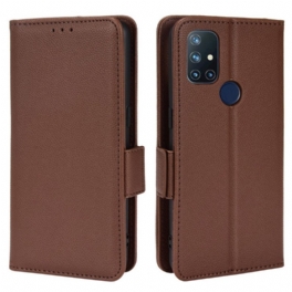 Folio-fodral OnePlus Nord N10 Läderfodral Flap Double Nya Färger