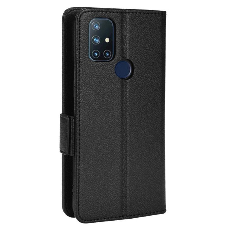 Folio-fodral OnePlus Nord N10 Läderfodral Flap Double Nya Färger