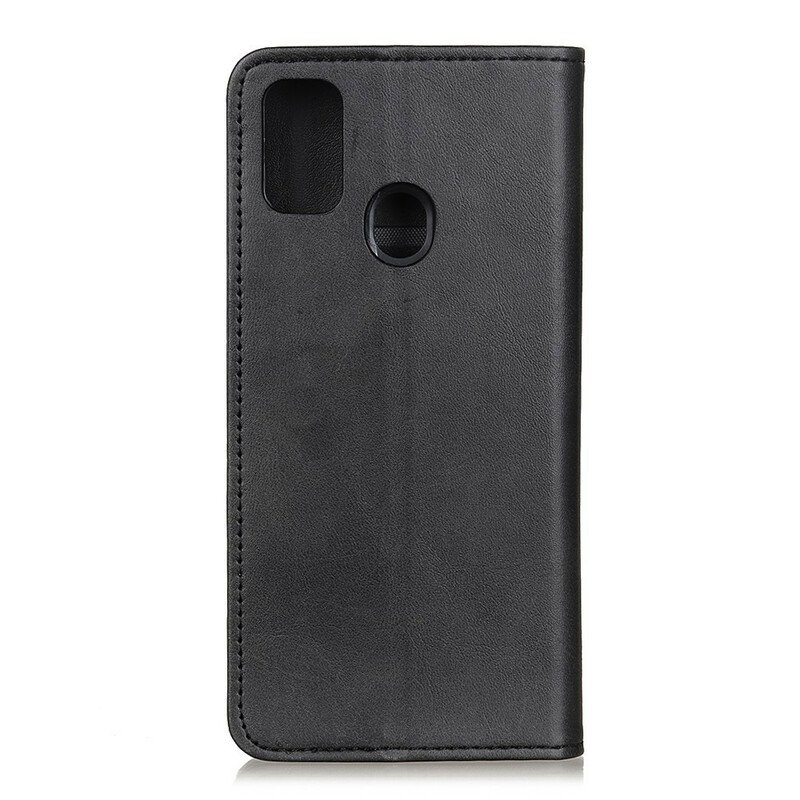 Folio-fodral OnePlus Nord N10 Läderfodral Split Läder