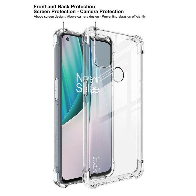 Mobilskal OnePlus Nord N10 Transparent Imak