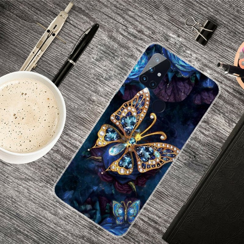 Skal OnePlus Nord N10 Butterfly Lyx