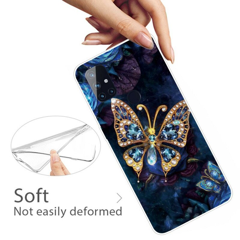 Skal OnePlus Nord N10 Butterfly Lyx