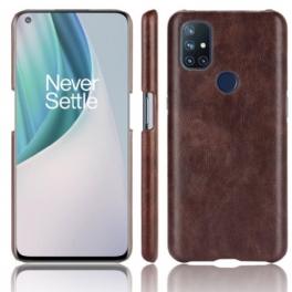 Skal OnePlus Nord N10 Litchi Performance Lädereffekt