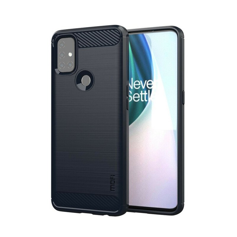 Skal OnePlus Nord N10 Mofi Borstad Kolfiber