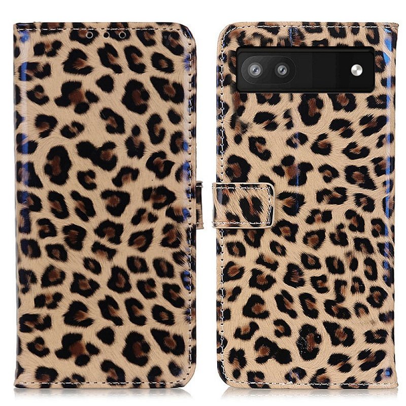 Fodral Google Pixel 6A Leopard Hudstil