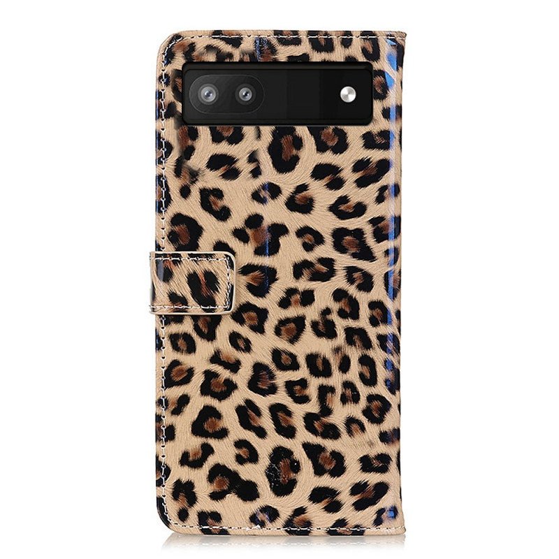 Fodral Google Pixel 6A Leopard Hudstil