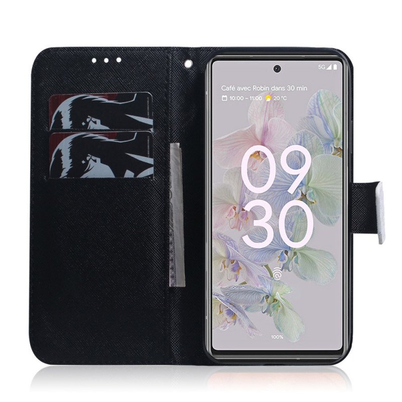 Folio-fodral Google Pixel 6A Panda