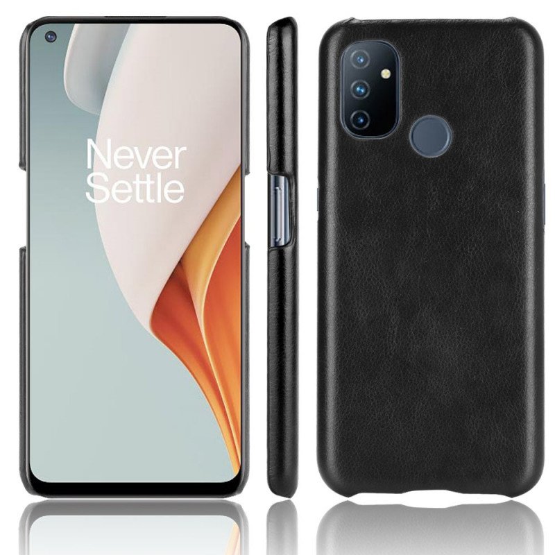 Skal OnePlus Nord N100 Litchi Performance Lädereffekt