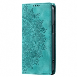 Folio-fodral Xiaomi Redmi Note 13 Pro Plus 5g Telefonfodral Mandala Mockaeffekt