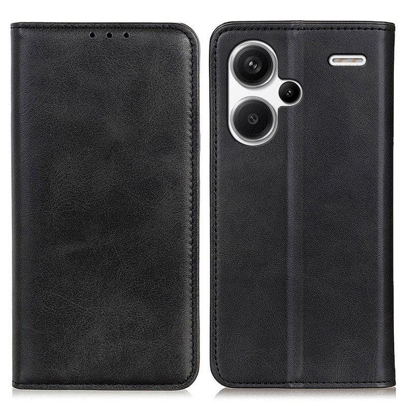 Folio-fodral Xiaomi Redmi Note 13 Pro Plus 5g Telefonfodral Split Läder