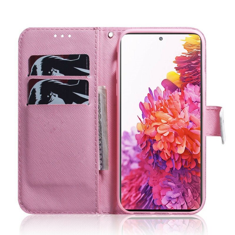 Fodral Samsung Galaxy S20 FE Blomma Dusty Pink