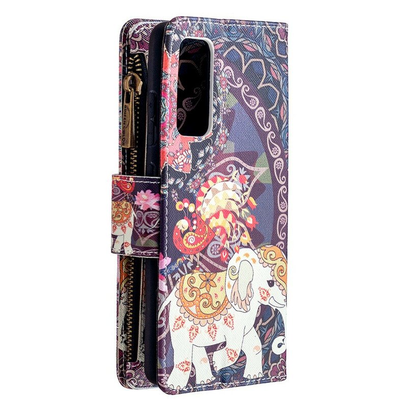 Fodral Samsung Galaxy S20 FE Elephant Zip-ficka