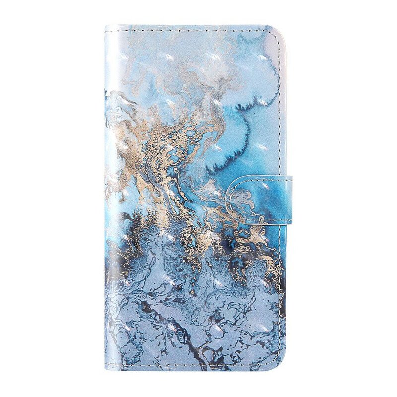 Fodral Samsung Galaxy S20 FE Light Spot Marble Design Med Lanyard