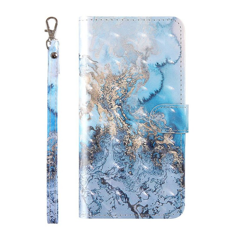 Fodral Samsung Galaxy S20 FE Light Spot Marble Design Med Lanyard