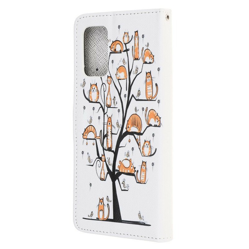 Fodral Samsung Galaxy S20 FE Med Kedjar Funky Cats Med Rem