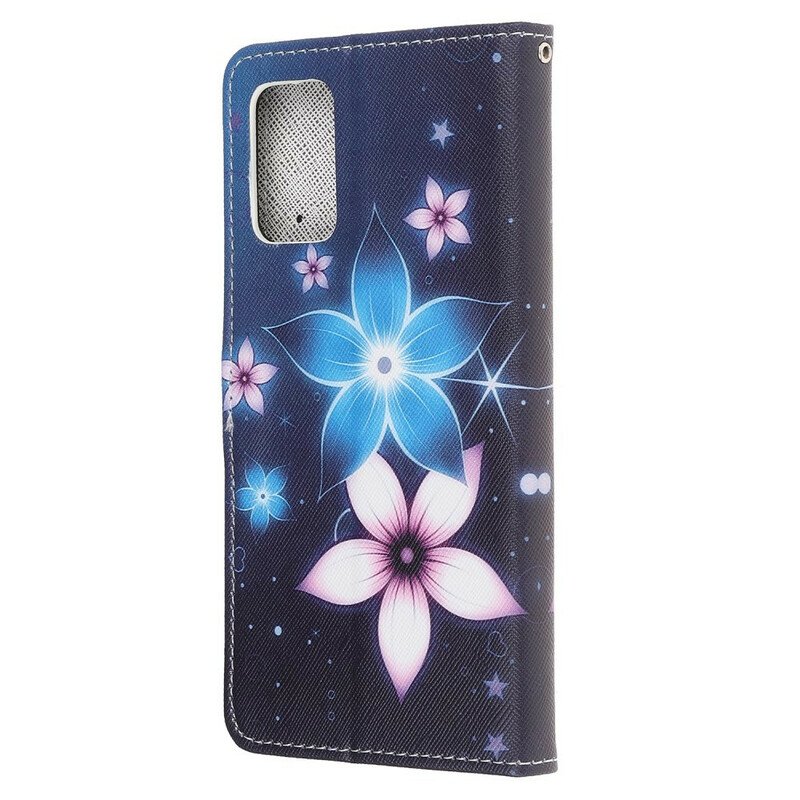 Fodral Samsung Galaxy S20 FE Med Kedjar Lunar Strap Blommor