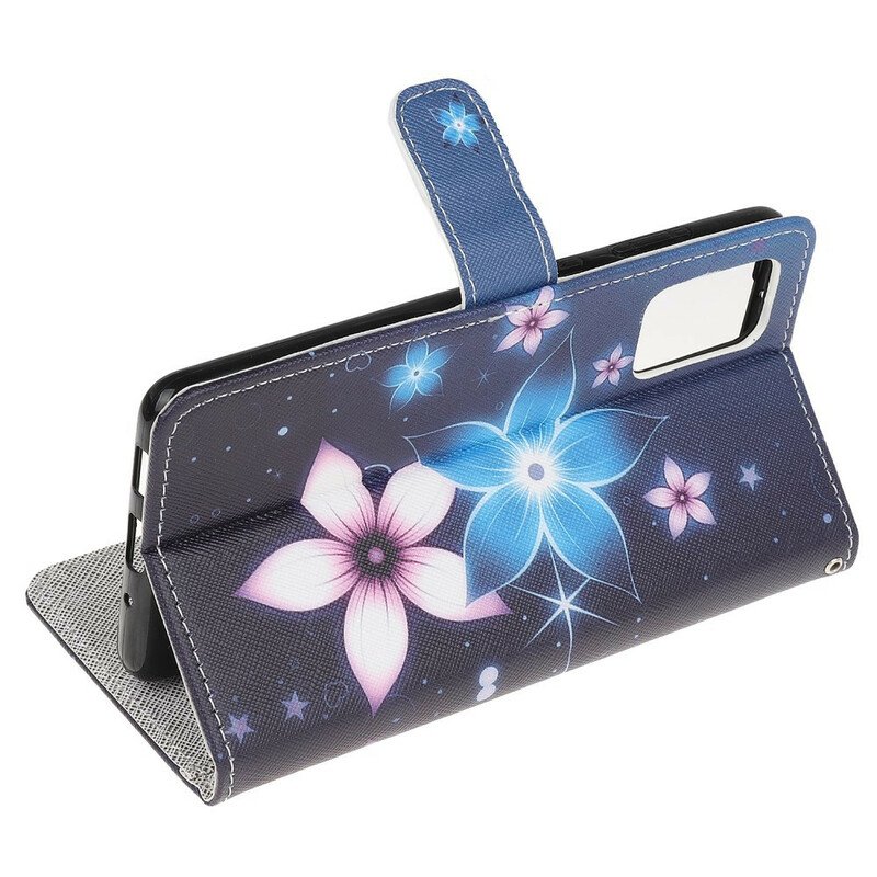 Fodral Samsung Galaxy S20 FE Med Kedjar Lunar Strap Blommor