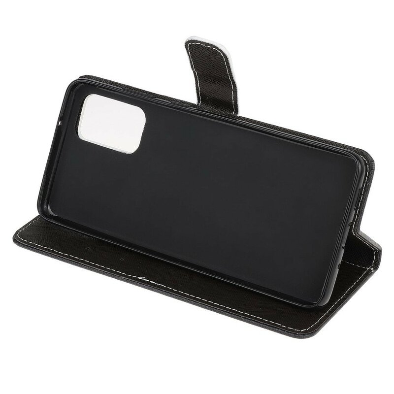 Fodral Samsung Galaxy S20 FE Med Kedjar Strappy Black Cat Eyes