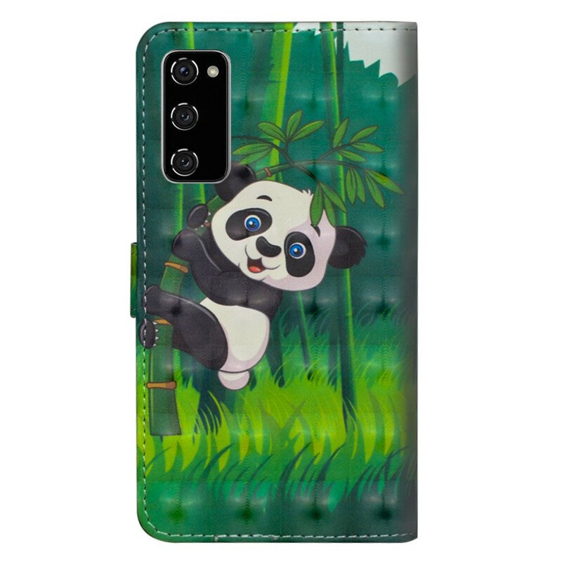 Fodral Samsung Galaxy S20 FE Panda Och Bambu