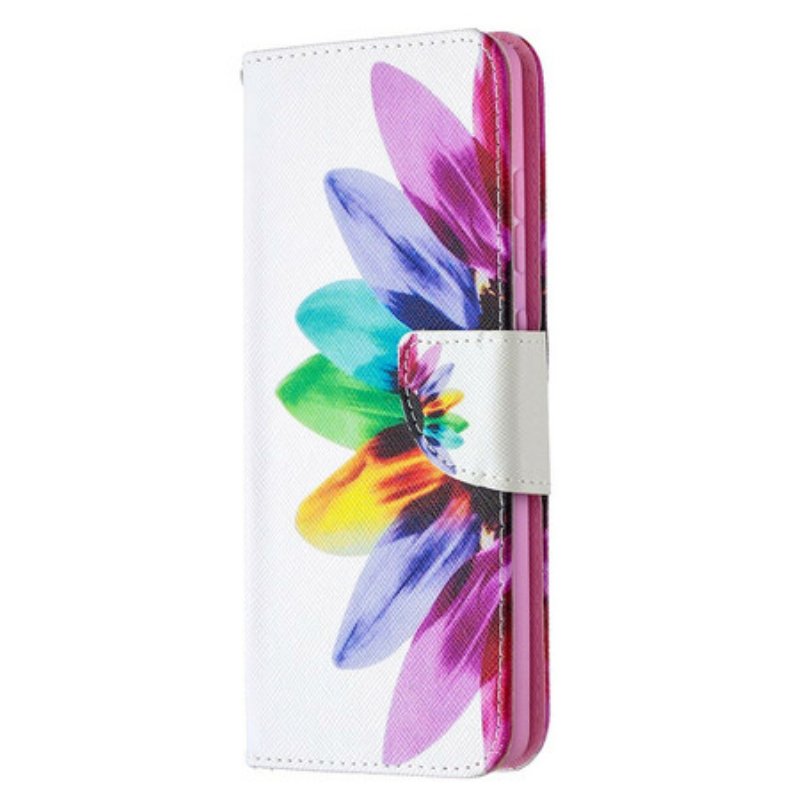 Folio-fodral Samsung Galaxy S20 FE Akvarell Blomma