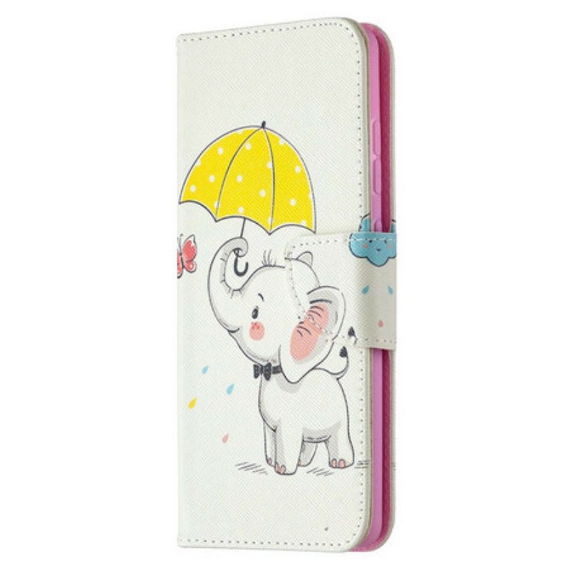 Folio-fodral Samsung Galaxy S20 FE Baby Elefant