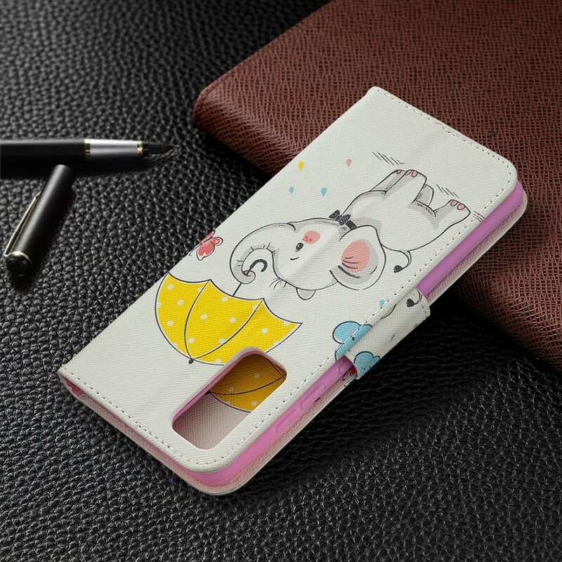 Folio-fodral Samsung Galaxy S20 FE Baby Elefant