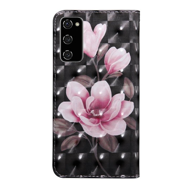 Folio-fodral Samsung Galaxy S20 FE Blomma Blommor