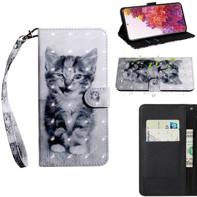 Folio-fodral Samsung Galaxy S20 FE Kattungen Ignatius