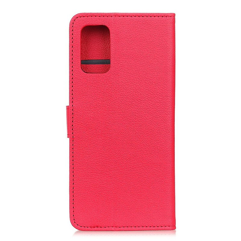 Folio-fodral Samsung Galaxy S20 FE Lychee Textur