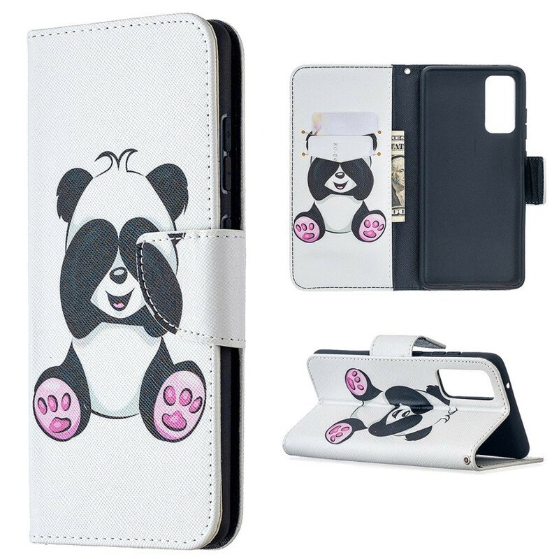 Folio-fodral Samsung Galaxy S20 FE Panda Kul