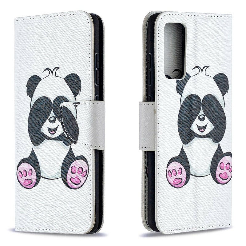 Folio-fodral Samsung Galaxy S20 FE Panda Kul