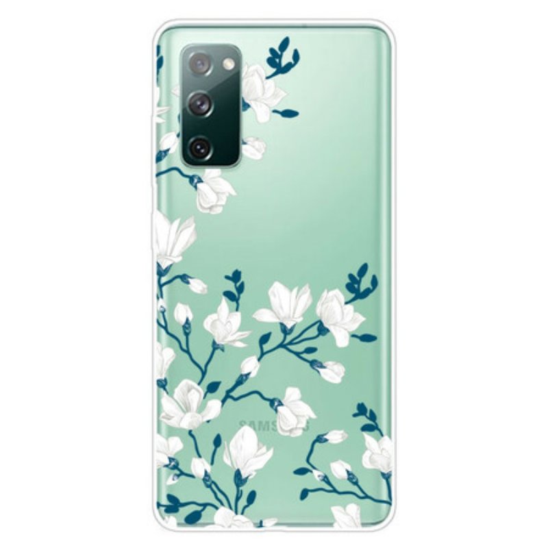 Skal Samsung Galaxy S20 FE Vita Blommor