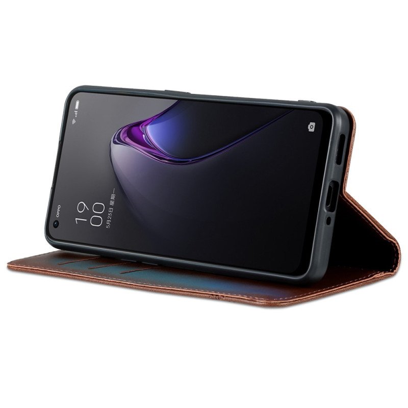 Folio-fodral Oppo Reno 8 Pro Läderfodral Azns