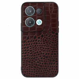 Skal Oppo Reno 8 Pro Äkta Crocodile Texture Läder