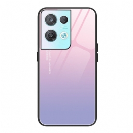 Skal Oppo Reno 8 Pro Gradient Härdat Glas