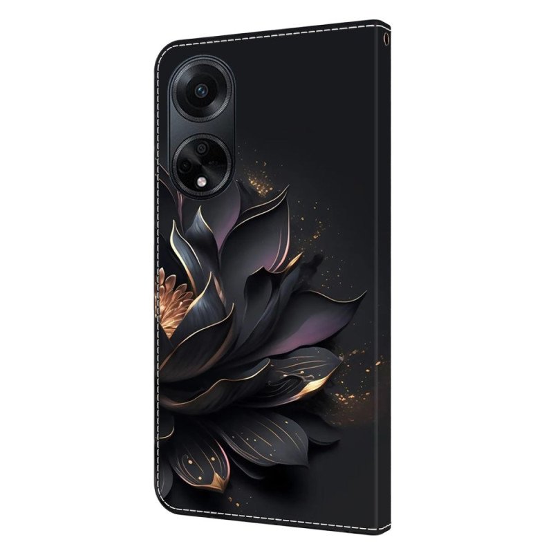 Fodral För Oppo A98 5g Lila Lotus