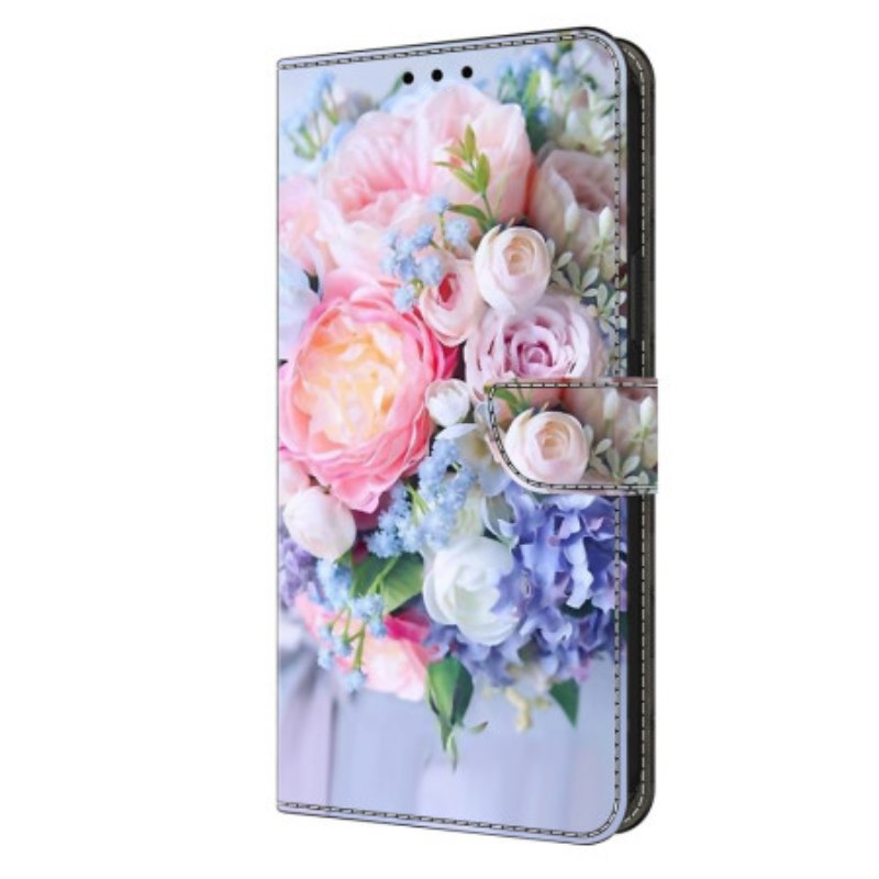 Fodral Oppo A98 5g Färgglada Blommor