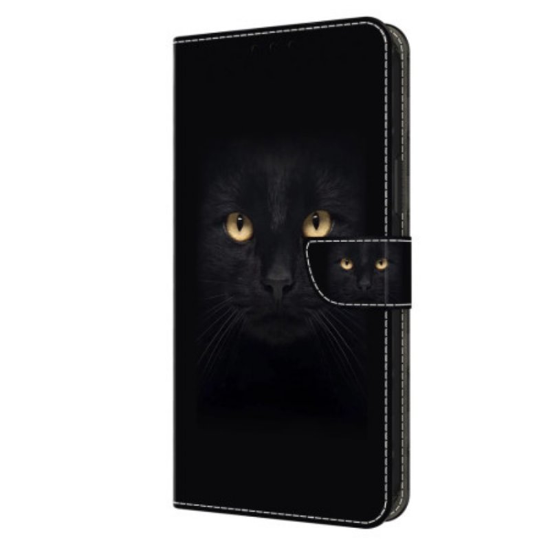 Fodral Oppo A98 5g Svart Katt