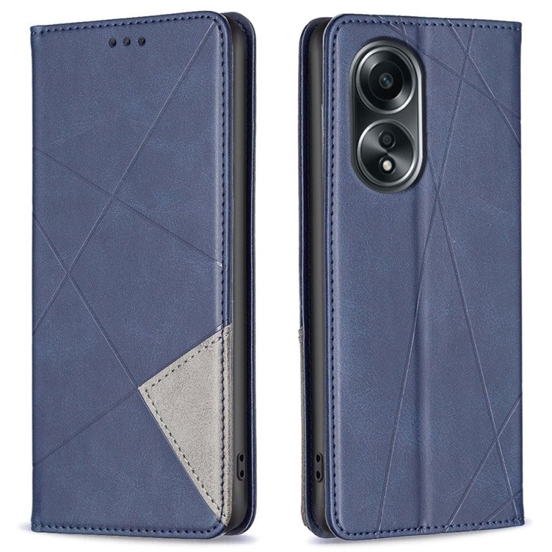 Folio-fodral Oppo A98 5g Geometriskt Mönster