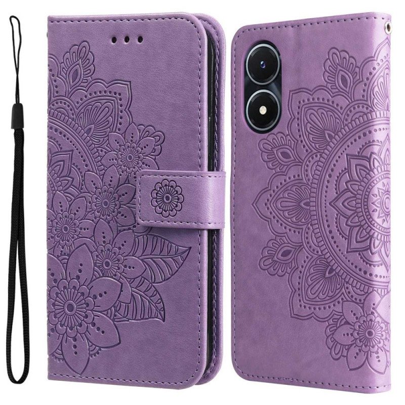 Fodral Vivo Y16 Med Kedjar Strappy Mandala