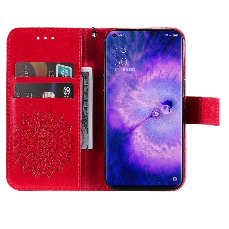 Fodral Oppo Find X5 Pro Med Kedjar Thong Sun